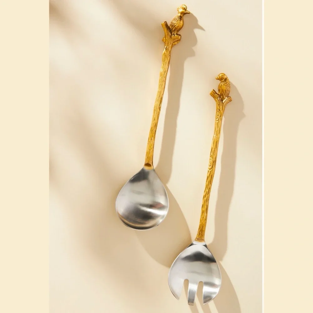 NEW Anthropologie Loro Bird Serving Set NWT